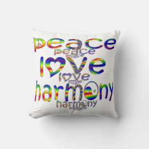 Liebe Frieden Harmonie Kissen