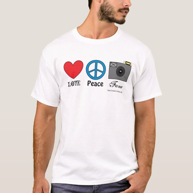 Liebe, Frieden, Ruhm T-Shirt (Vorderseite)