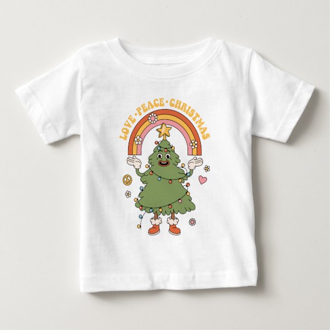 Liebe, Frieden, Weihnachten - Ein Urlaub im Grünen Baby T-shirt (Vorderseite)