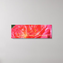 Liebe Friedensnährende Leinwand Rose Kunstdrucke