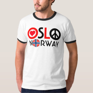 Liebe-FriedensT - Shirt 2 Oslos Norwegen
