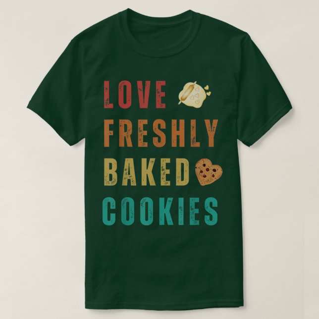 LIEBE FRISCHE BAKBÜCHER T-Shirt (Design vorne)