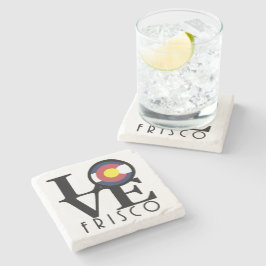 LIEBE Frisco Colorado Steinuntersetzer