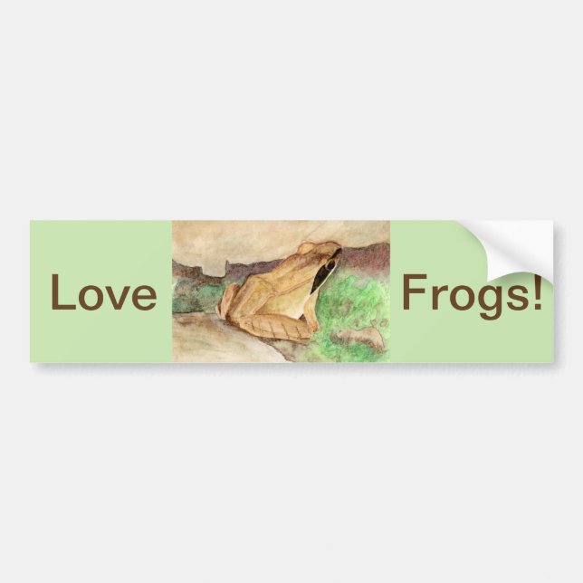 Liebe Frogs! Autoaufkleber (Vorne)