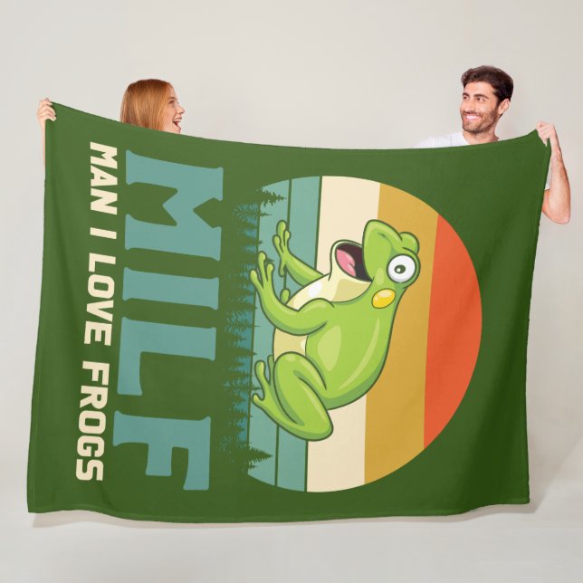 Liebe Frogs Fleece Blanket (Beispiel)