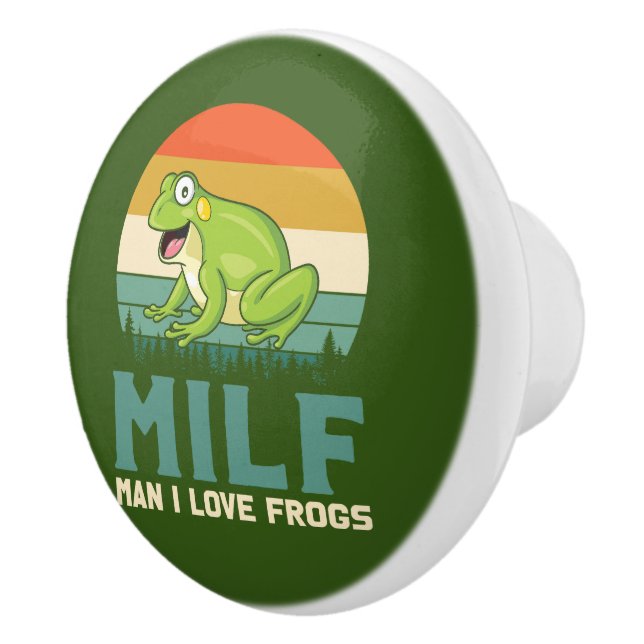 Liebe Frogs Knob Keramikknauf (Rechts)