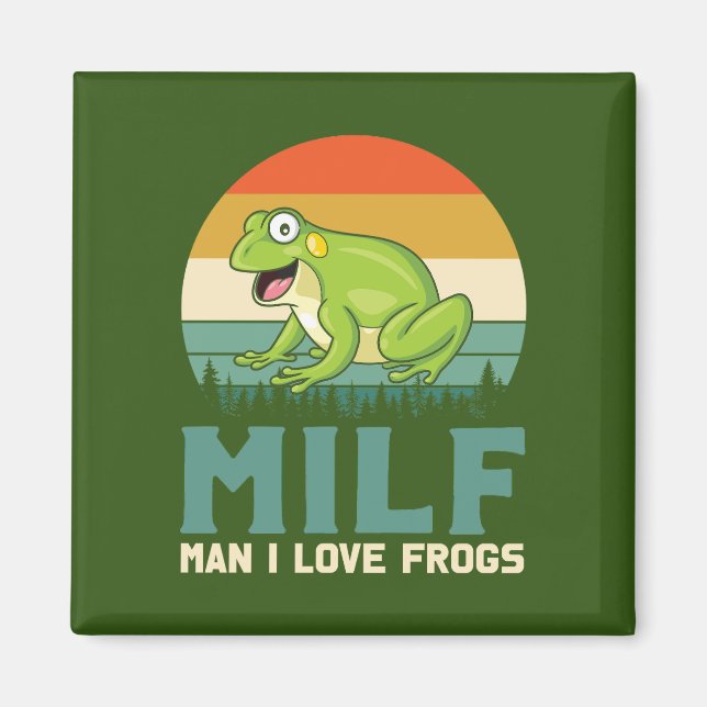 Liebe Frogs Magnet (Vorne)