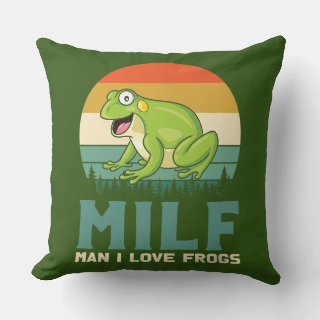 Liebe Frogs Pillow Kissen (Vorderseite)