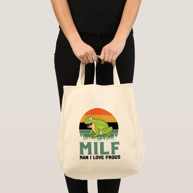 Liebe Frogs Tote Bag Tragetasche (Vorderseite (Produkt))