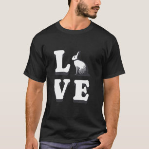 Liebe Frohen Ostersonntag Hase Damen Frauen Mädche T-Shirt