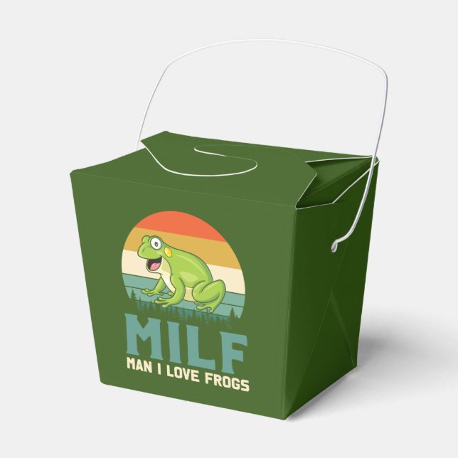 Liebe Frosch Gefälligkeitsbox Geschenkschachtel (Vorderseite)