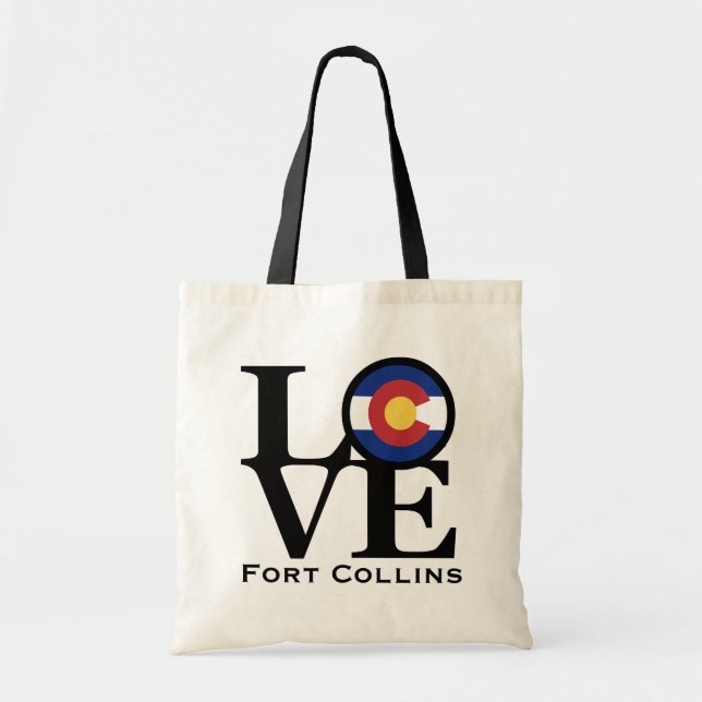 LIEBE Ft Collins Colorado Tasche (Vorne)