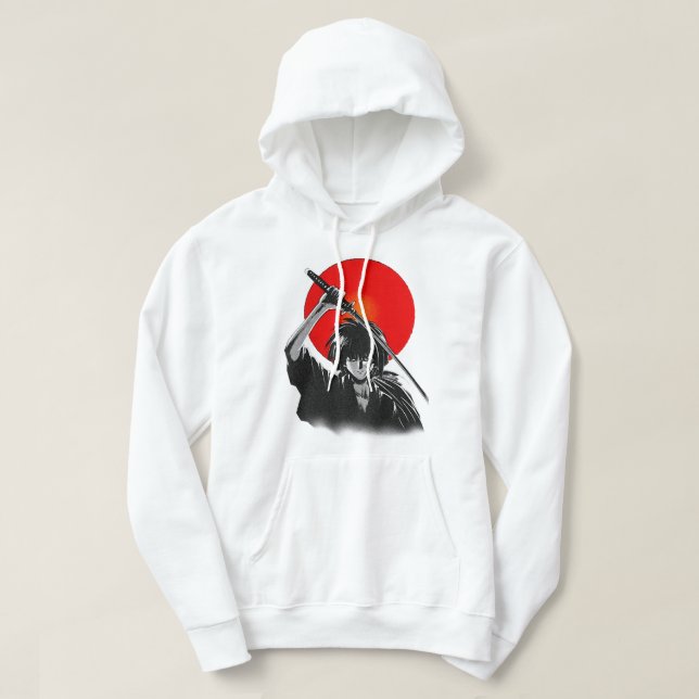 Liebe Funny Man Anime Samurai japanische Champloo  Hoodie (Design vorne)