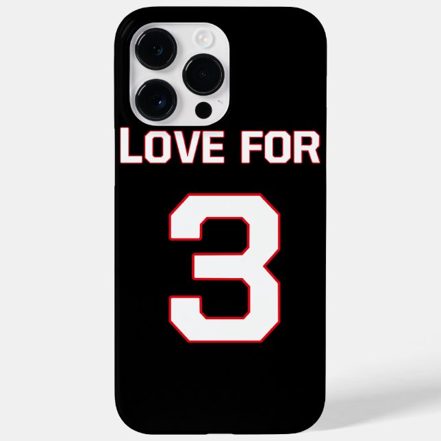 LIEBE FÜR 3 Case-Mate iPhone HÜLLE (Rückseite)
