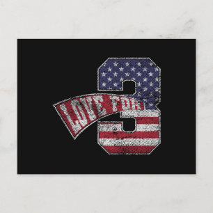 Liebe für 3 Vintage Grungy-Version Postkarte