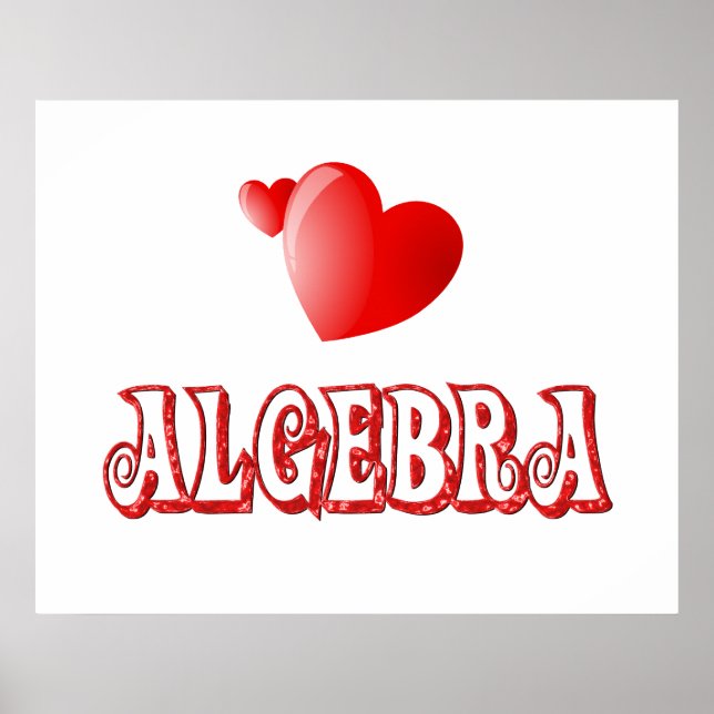 Liebe für Algebra - Ab $11.80 Poster (Vorne)