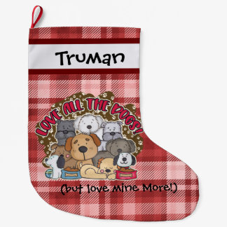 Liebe für alle Hunde Großer Weihnachtsstrumpf