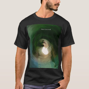 Liebe für alle zeigen - Grüne Abstrakte Kunst T-Shirt