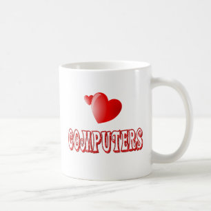 Liebe für Computer Kaffeetasse