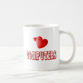 Liebe für Computer Kaffeetasse