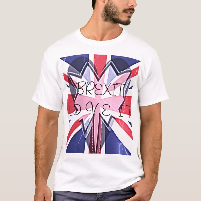 Liebe für den Brexit inspirierende Ideen T-Shirt (Vorderseite)