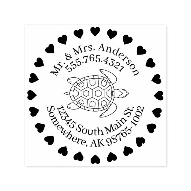 Liebe für den persönlichen Kontakt von Turtles Permastempel (Design)