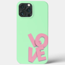 Liebe für den Valentinstag - Pastel iPhone Case
