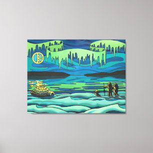 Liebe für die Malerei mit einheimischer Kunst, Can Leinwanddruck