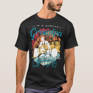 Liebe für einfache Grandpas - Humorvolles T-Shirt