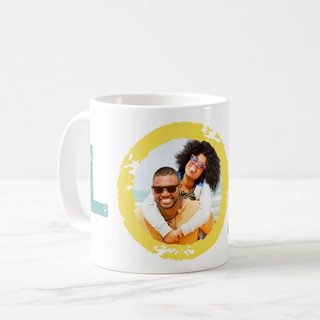 Liebe für einzigartige Fotovorlagen Kaffeetasse (Vorderseite Links)