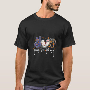 Liebe für Frauen im Frieden ICU Krankenpflege Lebe T-Shirt