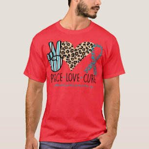Liebe für Frauen Niedliches Herz Grafische Ovarien T-Shirt