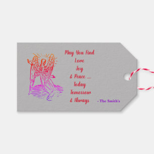 Liebe für Frieden Geschenkanhänger