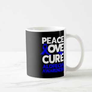 Liebe für Frieden Heilung Alopezie Sensibilisierun Kaffeetasse