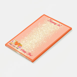 Liebe für Frieden Herbst Benutzerdefinierter Text  Post-it Klebezettel