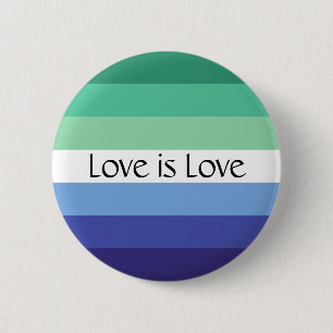 Liebe für Gay Flag ist die Schaltfläche für benutz Button