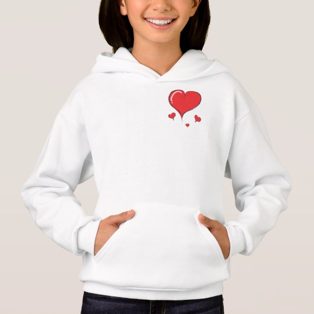 Liebe für Herz-Herz-Kreislauf-Anwendungen personal Hoodie (Vorderseite)