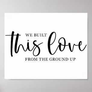 Liebe für Hochzeiten Poster