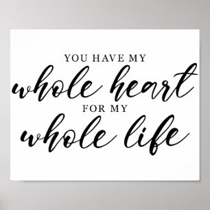Liebe für Hochzeiten Poster