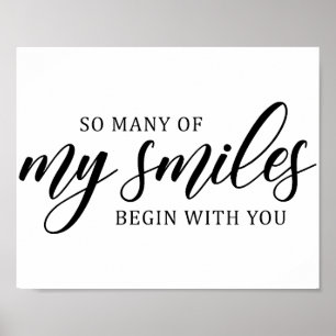 Liebe für Hochzeiten Poster