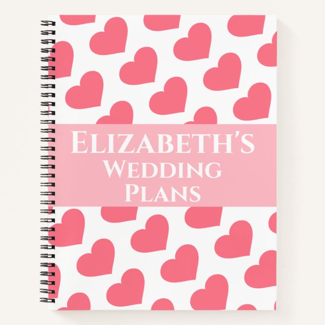 Liebe für Hochzeitsplaner Notizbuch (Vorderseite)