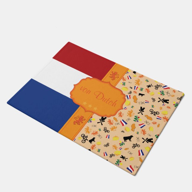 Liebe für Holland Fußmatte (Schrägansicht)