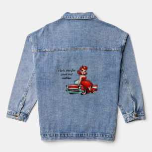 Liebe für Ihren roten Cadillac Jeansjacke