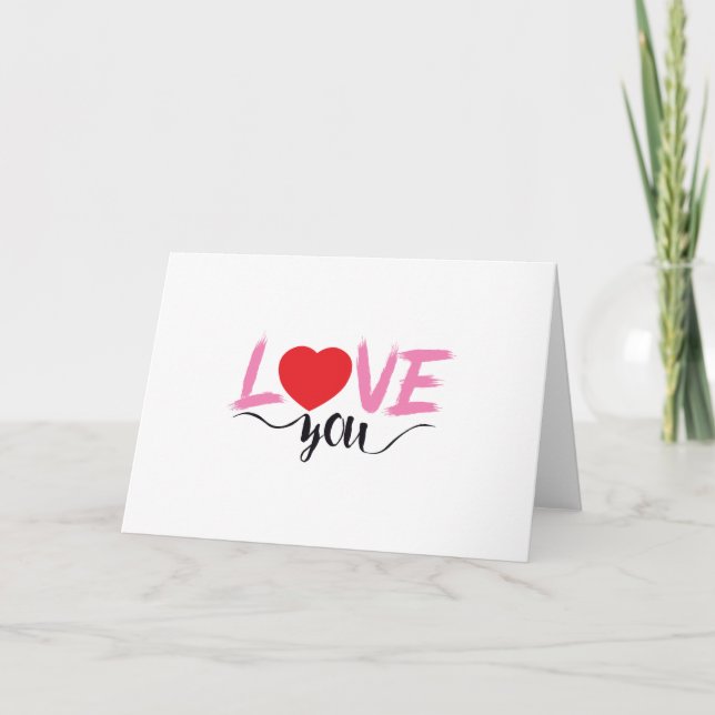 Liebe für immer einladung (Vorderseite)