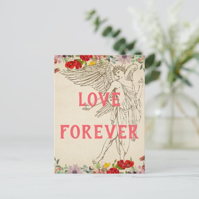Liebe für immer Postkarte (Stehend Vorderseite)