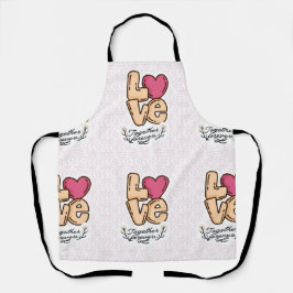 Liebe für immer schürze