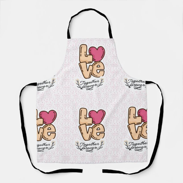 Liebe für immer schürze (Vorderseite)