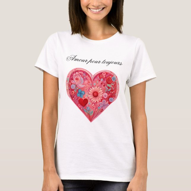 Liebe für immer T-Shirt (Vorderseite)