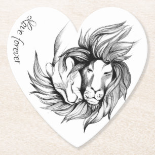 Liebe für immer untersetzer