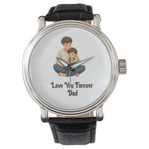 Liebe für immer, Vater - Wert der Männer Armbanduhr